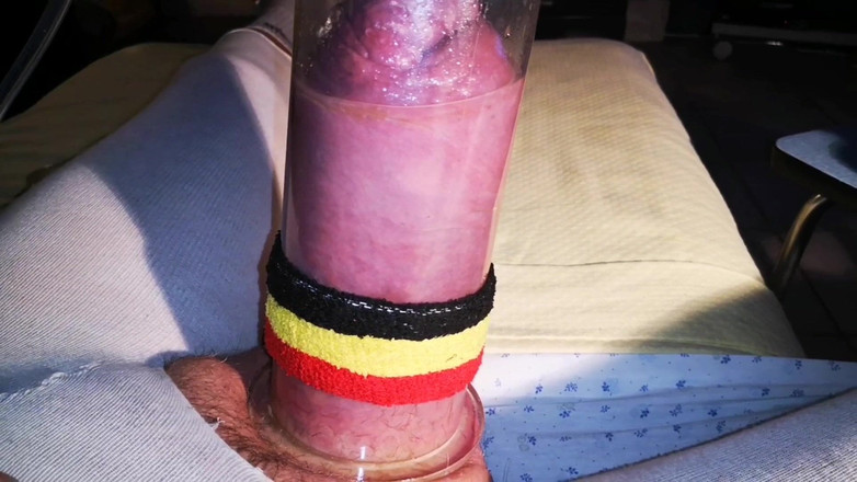 Monster_Meat_: Pompaggio a 2wall a parete in un enorme tubo