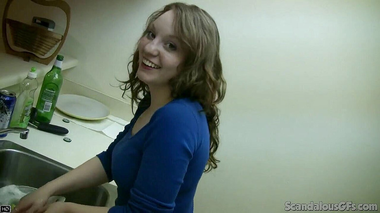 Scandalous GFs: Sexy tetona follada duro por amante