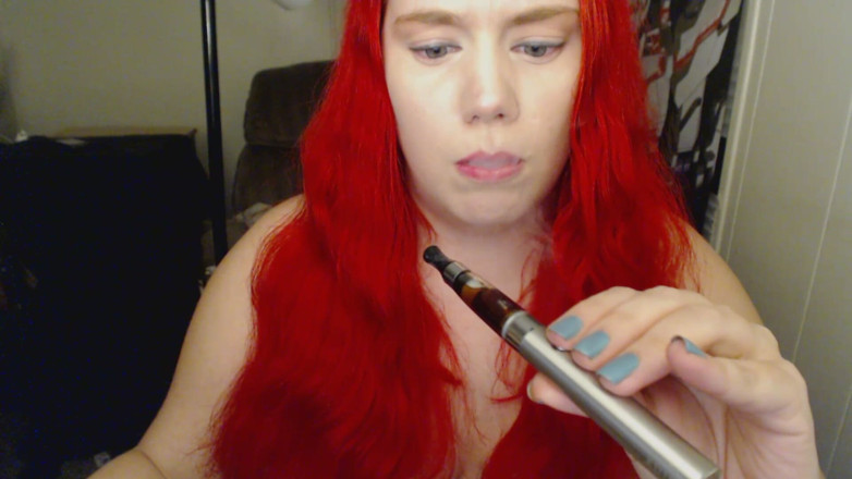 Scarlet Vixen: Vape Coughing Fetish