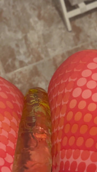 Young Man in Leggings Masturbates
