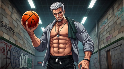 Erotic Man: 用ai制作的强壮的男人