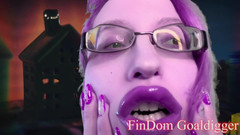 FinDom Goaldigger: Trasformazione della ragazza con enormi labbra di puttana