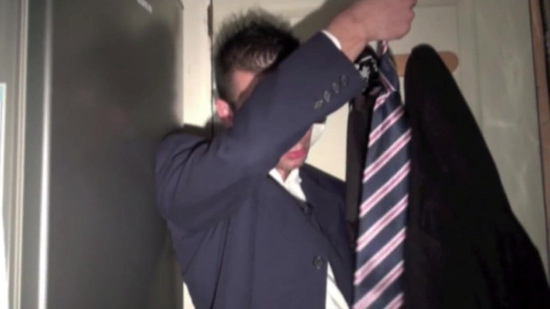 Straight fucking boy in uniform: イケメン積による彼の上司の職場