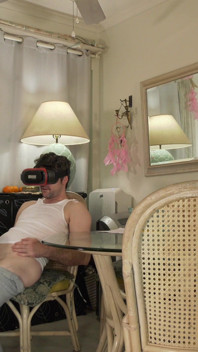 Stepson gets sex while watching VR porn