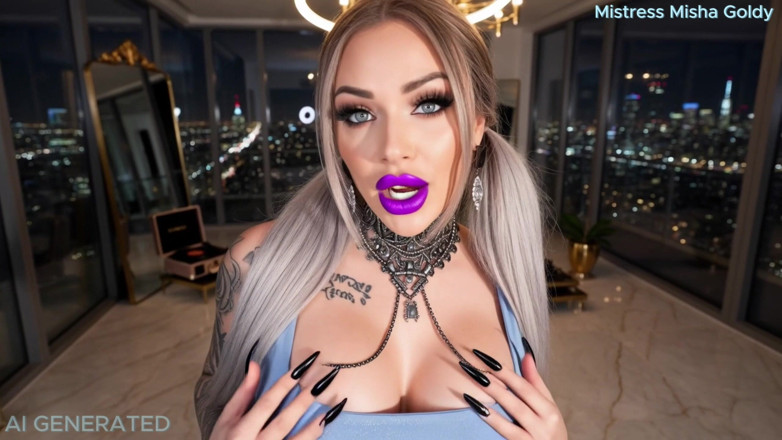 Goddess Misha Goldy: Goede vent - Slechte vent (switch)