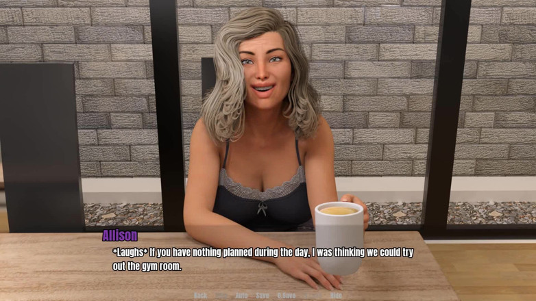 Dirty GamesXxX: Grandma's house: granny exercises in yoga pants ep.49