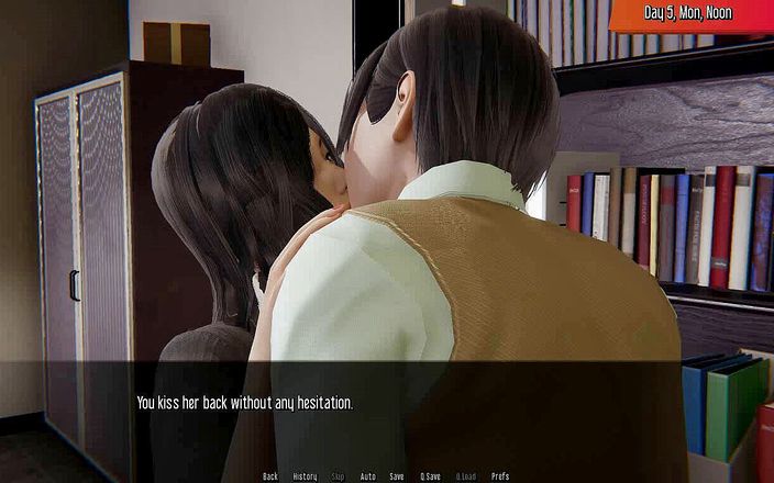 Dirty GamesXxX: Покоївки та діви: поцілунок від секретарки в офісі-ep6