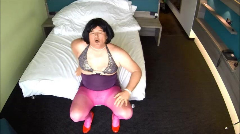 Nylon-Lottchen: Pink Layered