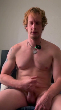 Gay Gooner Christian Hunter Cums a Second Time and Makes His Thick Cut Cock Creamy Af