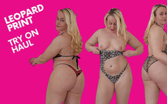 Michellexm: Leoparden-dessous versuchen auf haul 2 mit Michellexm