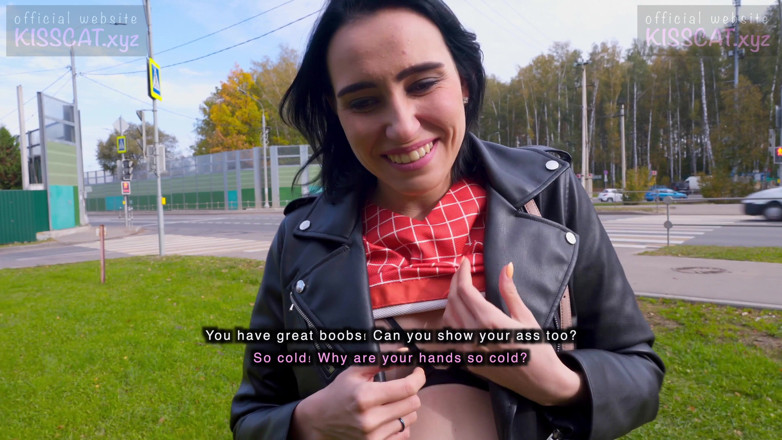 KissCat: Agente ragazza russa per salivoso pompino &amp; scopa a pecorina