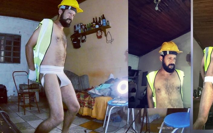 Hairy stink male: Une travailleuse fume Sesion