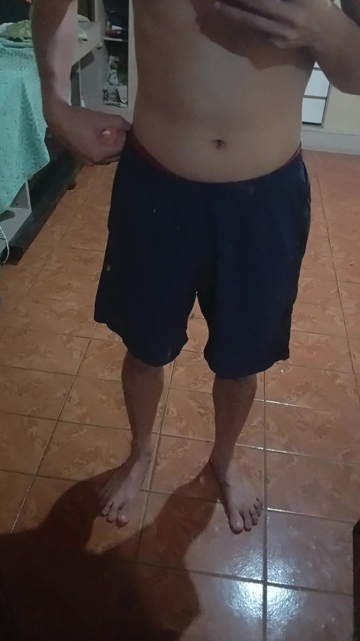 Ray Oliver: Boy in Shorts in the Mirror