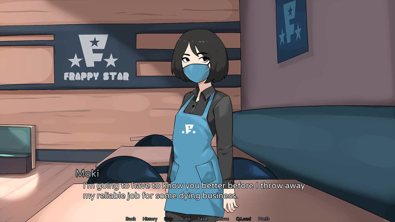 Futavision: Hazelnut Latte : un homme suce une trans barista au comptoir...