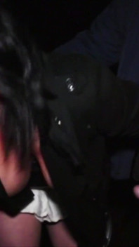 Busty MILF Slut Kaicee Marie Gets Her Face Covered in Cum After Sucking off Some Horny Doggers