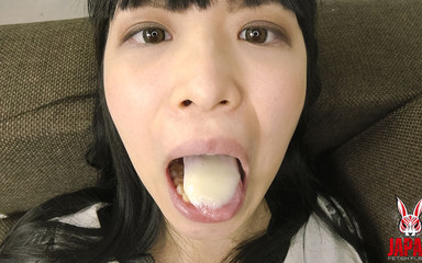 Japan Fetish Fusion: Pemerhatian lidah Yukari amatur & Fetishisme Saliva