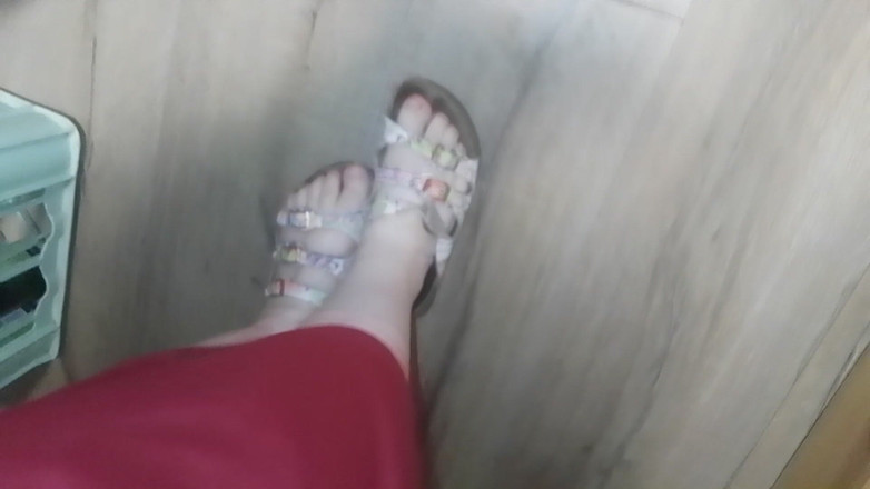 tammara big: Versleten Birkenstock-schoenen