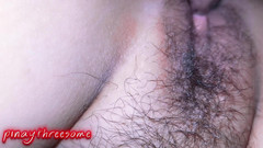 Pinay Threesome: 私の義理の妹は、彼女のクローズビューの毛むくじゃらのマンコをファックするためだけに私に10分を与えました