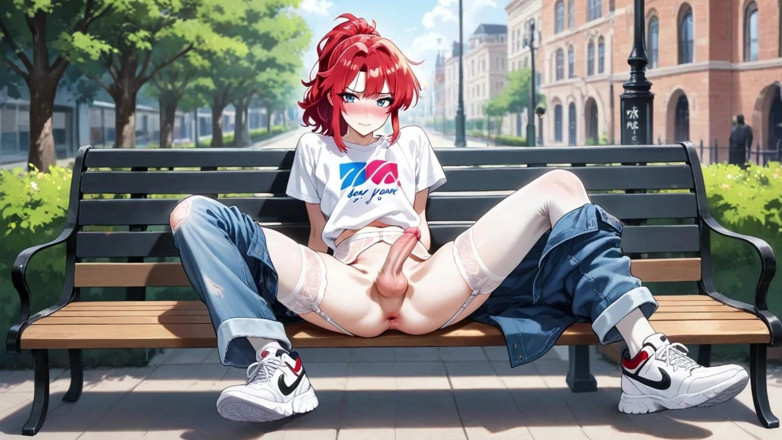 Real story futanari JOI: Futanari JOI. Redhead Sissy Gangbang. Shemale Hentai Anime Futa