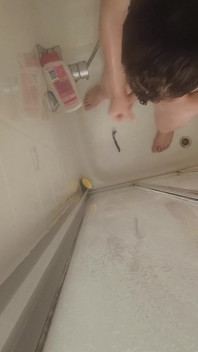 Orgasm While Showering and Shaving
