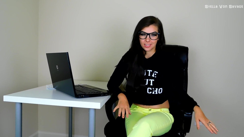 Stella Von Savage: Pixel Penis - Coworker's Sph