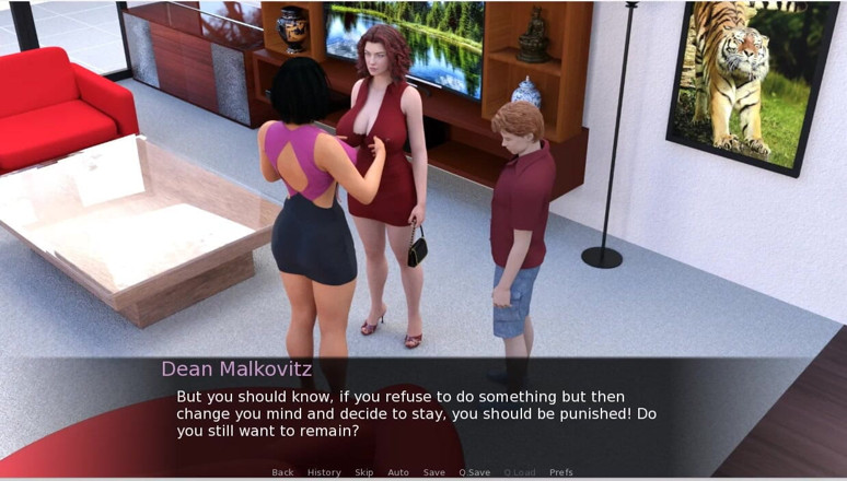 XXX Games Bunk: Milftopia- joc de roluri - Landlady se întâlnește cu chiriașul facultății Dean