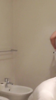 Princess Ass Cleaning After Toilet