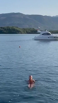 Monika Fox Morning Swimming Naked in the Bay