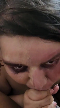 I Suck My Owner's Cock and Balls Until I Extract His Cum, at My Stepbrother's House