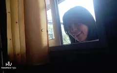 Horny Neighbor Sees Me Masturbate Through the Window and Enters My Apartment, I Fuck Her Really Hard
