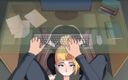 LoveSkySan69: Куноичи Тренер - тренер Ninja Naruto - часть 110 - минет секретарши под столом от LoveskySanx
