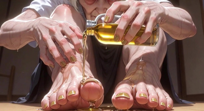 YOUR BEST FANTASY: 87 Year Old Granny Sensual Foot Oil Massage - Gorgeous Feet &amp;...