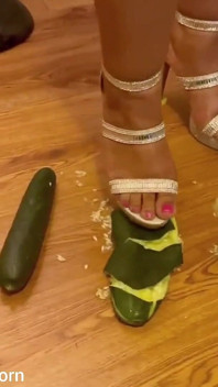 Squashing Eggplants in My High Heels