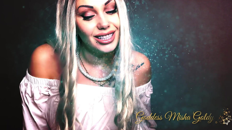 Goddess Misha Goldy: Jesteś uzależniony od tego, że jesteś używany i drenowany przeze Mnie,...