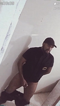 Security Guard Masturbating at Work
