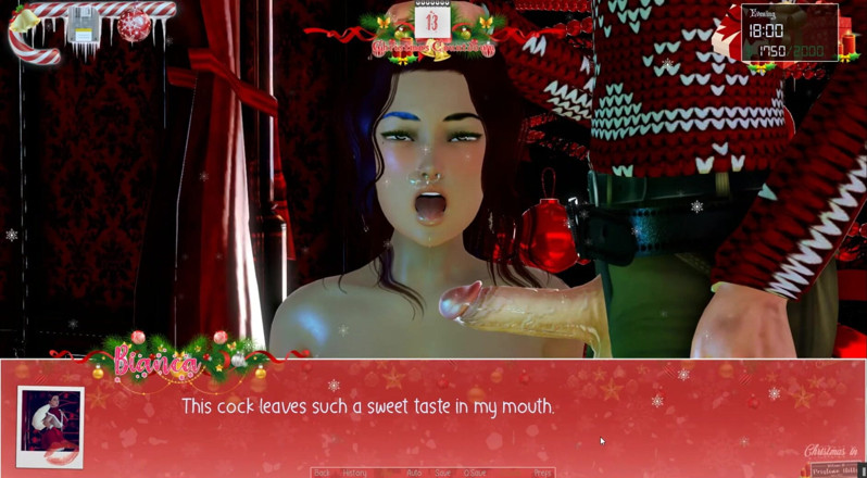 Cumming Gaming: Unbegrenzte Weihnachten [Weihnachts-Hentai-pornospiel], ep.10 - diese MILF auch ... ig schwanz in der...