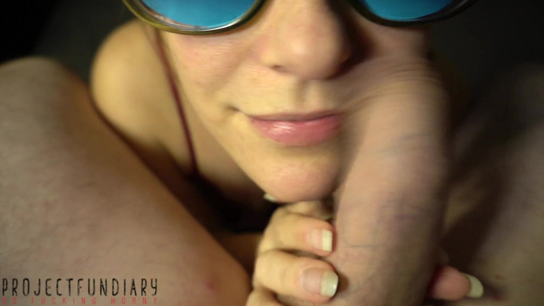 Projectsexdiary: Foreskin stretching with tongue play