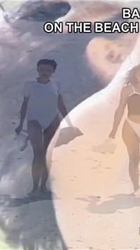 Dans les coulisses - sur la plage de Groede Zeeland avec Uschi Haller et 2 filles