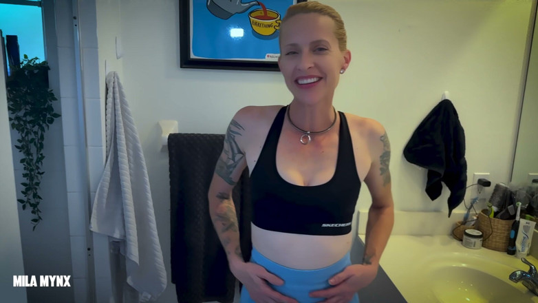 Mila Mynx: Gym Girl Desperation Begging Stepdaddy to Piss