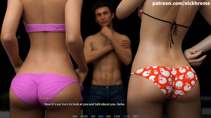 Visual Novels: Staňte se rockovou hvězdou - část 65 - dívky se dostaly do horké vany