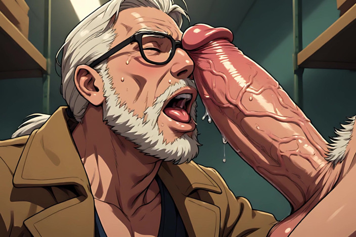 Erotic Man: Hardcore Blowjob Art