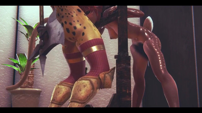 HentaiTubes: 털이 무성한 헨타이 - 타이거 후타나리와 섹스하는 후타나리 새끼 소녀 - 일본 아시아 만화 애니메이션 영화 게임 포르노