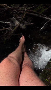 Rushing Water Against My Hirsute Legs