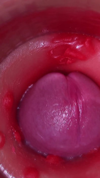 Câmera na vagina, colo do útero pov, gozada interna 4K