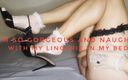 Milady Silvia Helena: Aku lagi asik ngentot memekku pakai lingerie seksi di ranjangku!