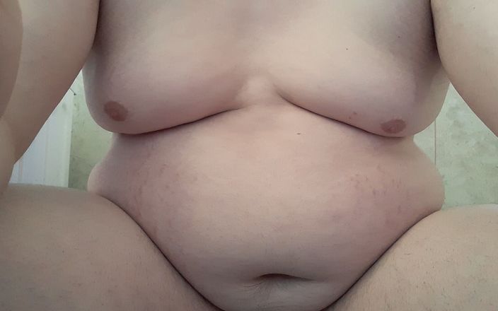 Loving to be chubby: Part.2 Alone at work horny as fuck and jerking off.