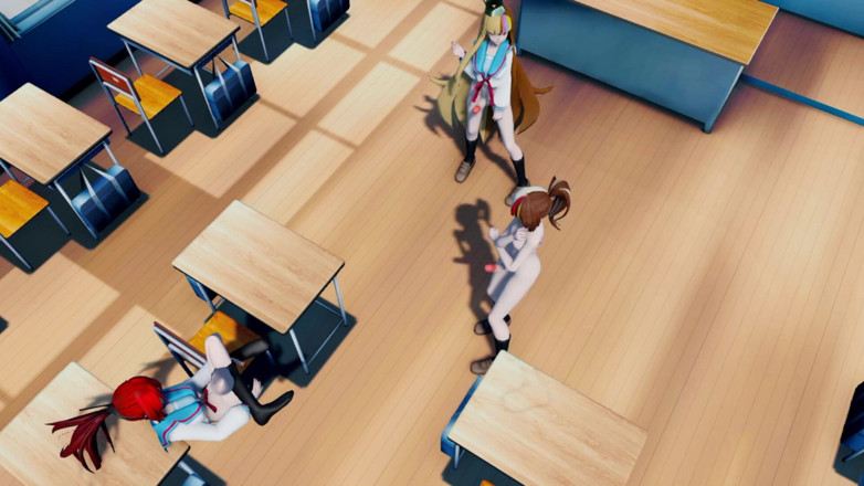 Bloom Chio: The queen of the college with the students follows the...