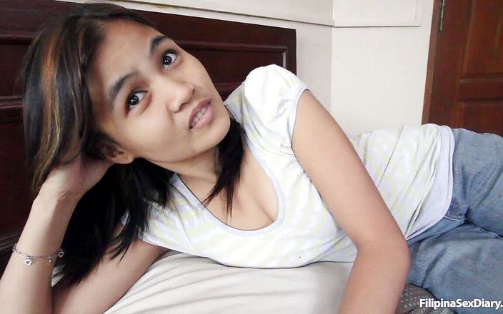 Sex Diary: Tiny Pinay filled up with cum bubbles