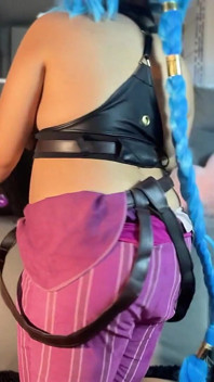 Cosplay cremoso coño follado con chorro y pedo