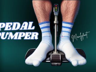Manly foot: Step Gay Daddy - Pedal Pumper - the Hard Start